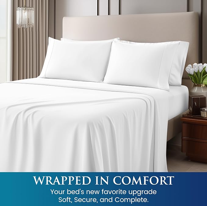 Utopia Bedding King Size 4 Piece Sheet Set - Image 4