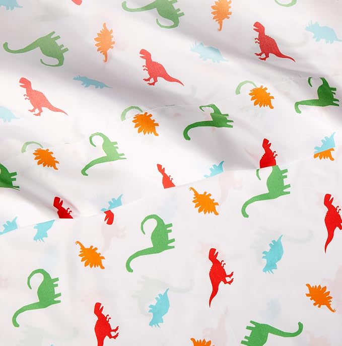 Amazon Basics Kid's Soft, Breathable, Easy-Wash Microfiber 3-Piece Sheet Set - Image 3