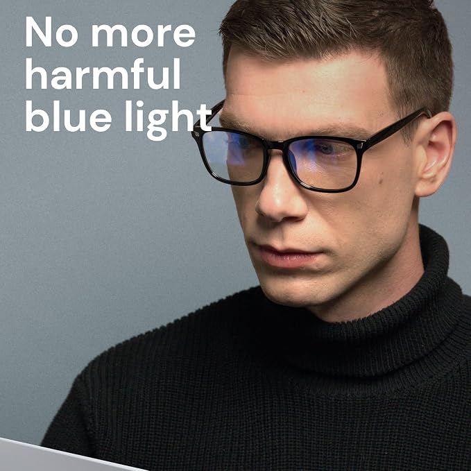 Gaoye Black Blue Light Glasses for Computer & Gaming - Image 2