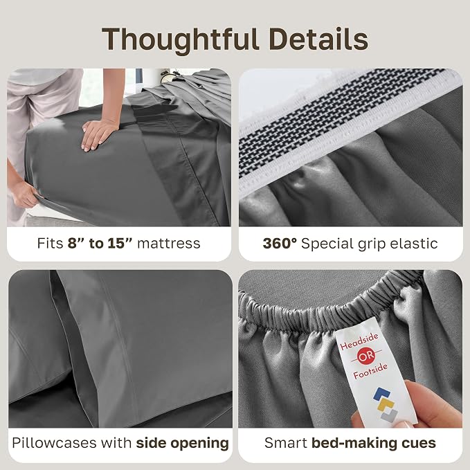 California Design Den Split King Sheets - Image 5
