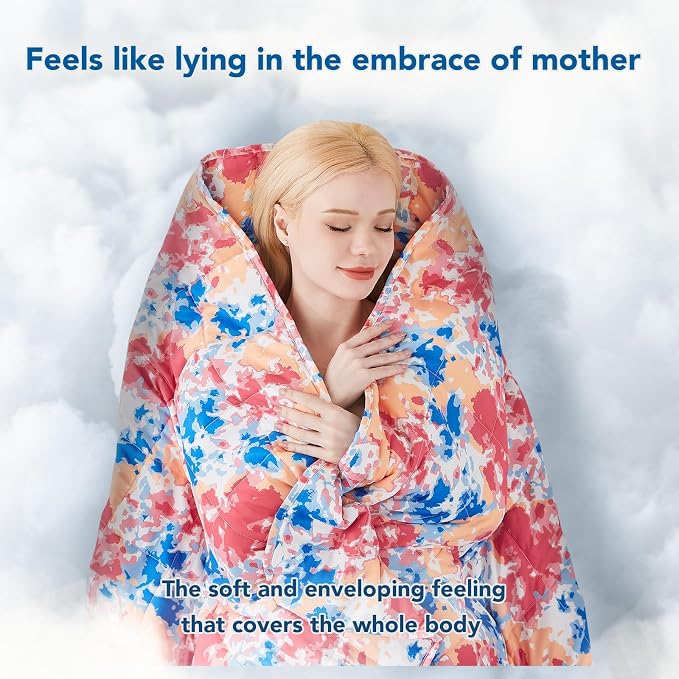 Topcee Weighted Blanket for Adults Twin Size Soft Cooling Heavy Blanket Sleeping - Image 4