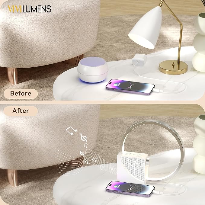 Vivilumens Sunrise Digital Alarm Clock, Sleep Aid Timer - Image 8