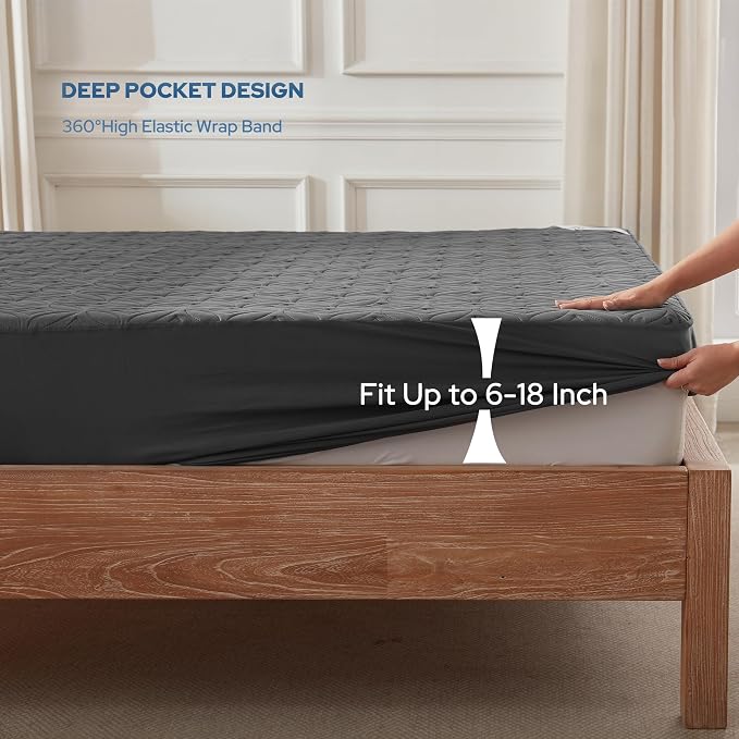 BEDLORE Waterproof Mattress Protector, RV Queen Size Mattress Pad Noiseless - Image 5