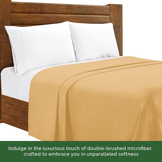Luxury Flat Sheet on Amazon Elegant Comfort Wrinkle-Free 1500 Premier Hotel - Image 5