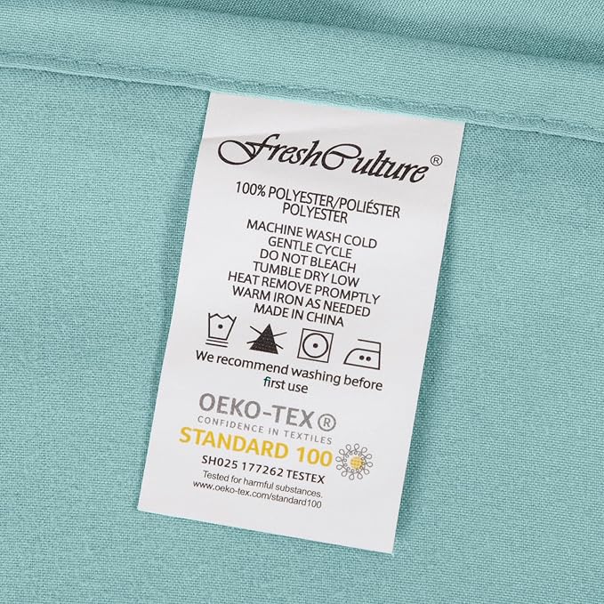 FreshCulture Twin Flat Sheets Only 2 Pack - Image 7