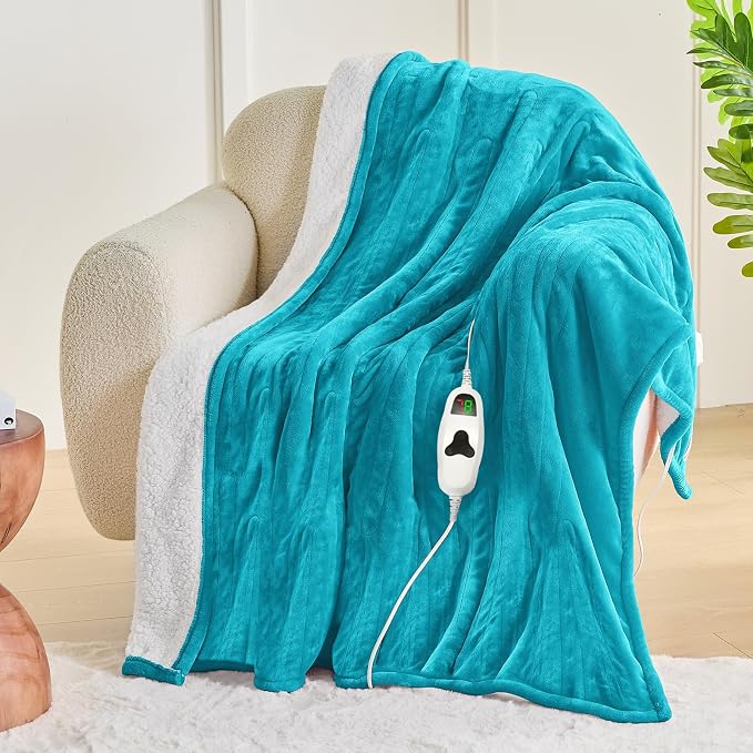 greenoak Heated Blanket Electric Twin 62"X84", Heating Blanket - Image 7