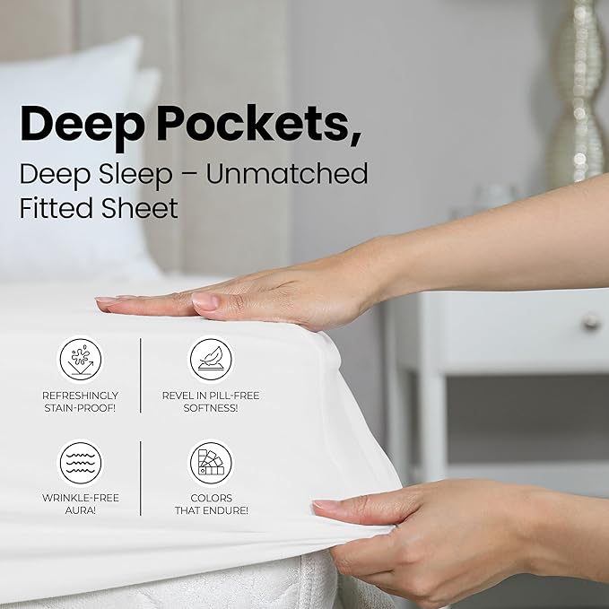 Utopia Bedding Twin Fitted Sheet - Image 4