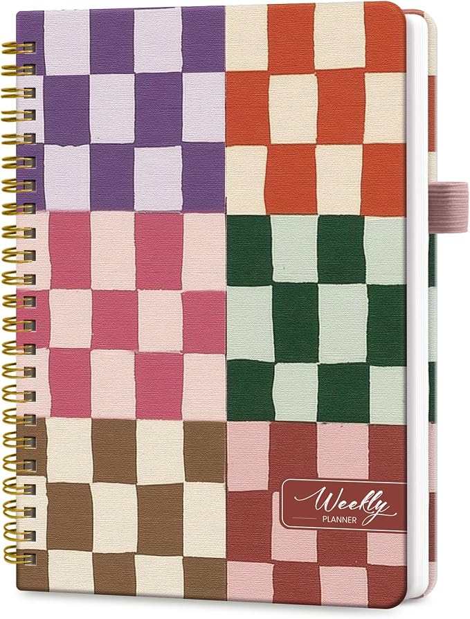 Undated Weekly Planner, Weekly To Do List Notebook by Taja