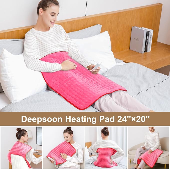 Deepsoon Heating Pad, Electric Heating Pads - Image 2