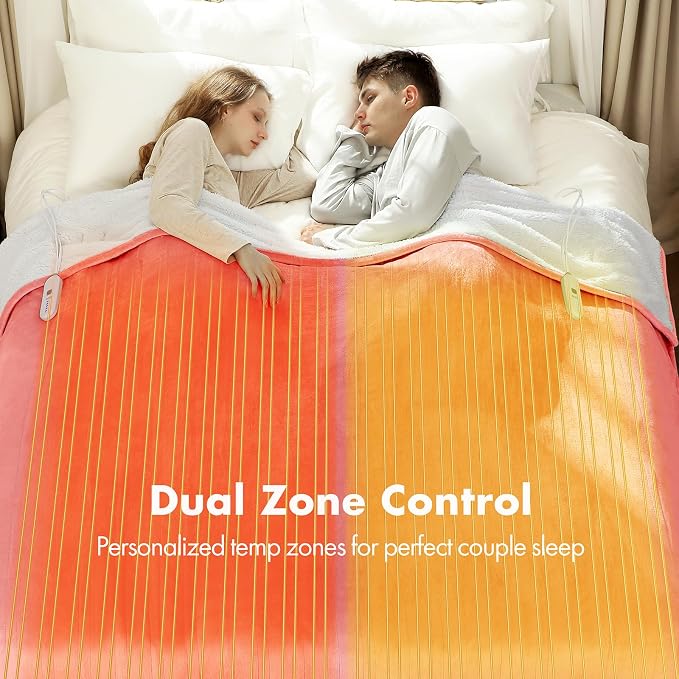 Electric Heated Blanket King Size 100" x 90" - Image 3