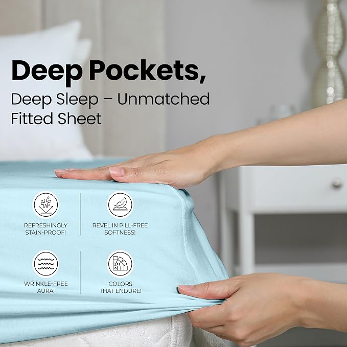 Utopia Bedding Queen Fitted Sheet - Image 4