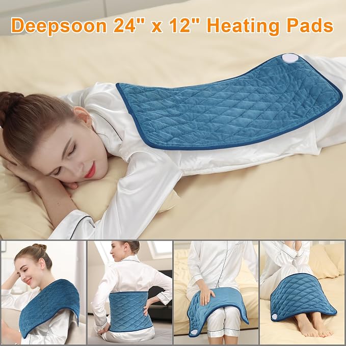 Deepsoon Heating Pad, Electric Heating Pads - Image 2