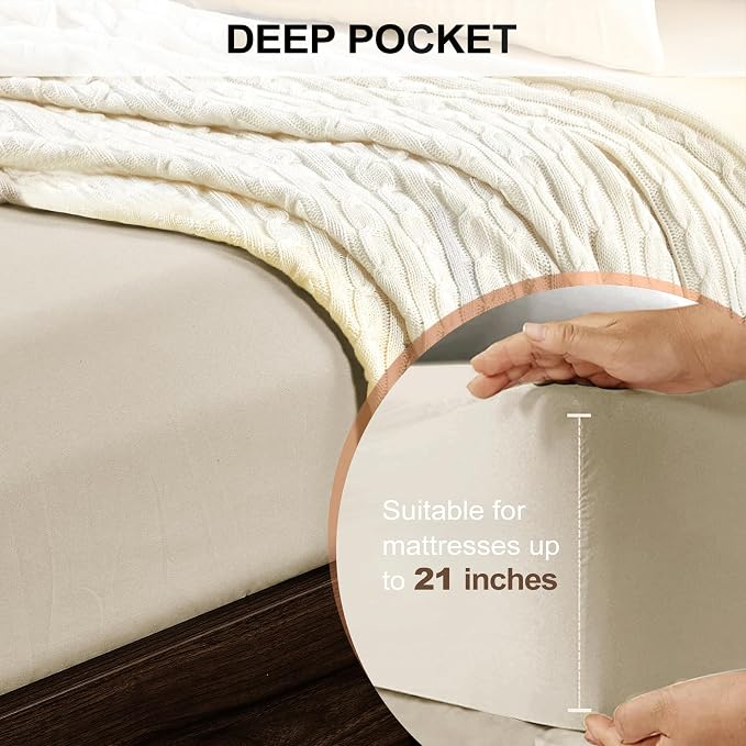 FreshCulture Queen Fitted Sheet Only - Image 4