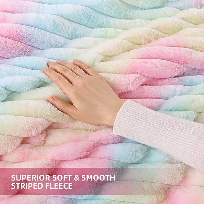 Smoofy Fluffy Full Size Comforter Sets 3 Pieces - Image 5