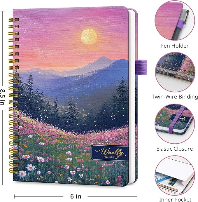 Undated Weekly Planner, Weekly To Do List Notebook - Image 3