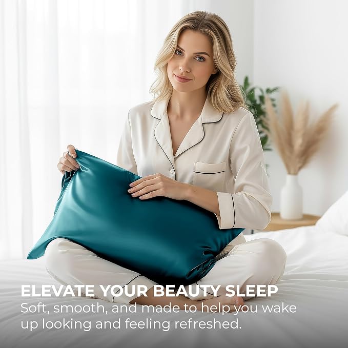 Pure Bedding Satin Pillowcase 2 Pack - Image 5