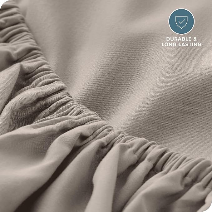 Bare Home Fitted Bottom Sheet Twin Extra Long - Image 5