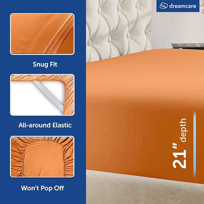 DREAMCARE King Size Sheets Set - Image 2