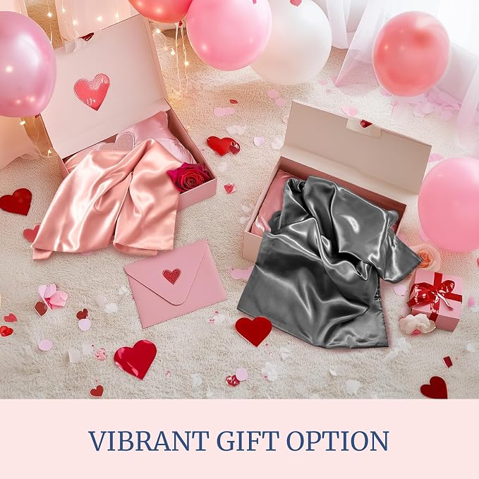 BEDELITE Satin Pillowcase for Hair and Skin, Super Soft and Cooling Similar to - Image 4