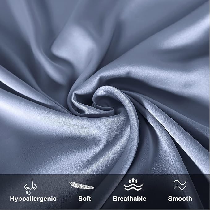 Mulberry Silk Pillowcase for Hair and Skin, Cooling Silk Pillow Case - Image 6