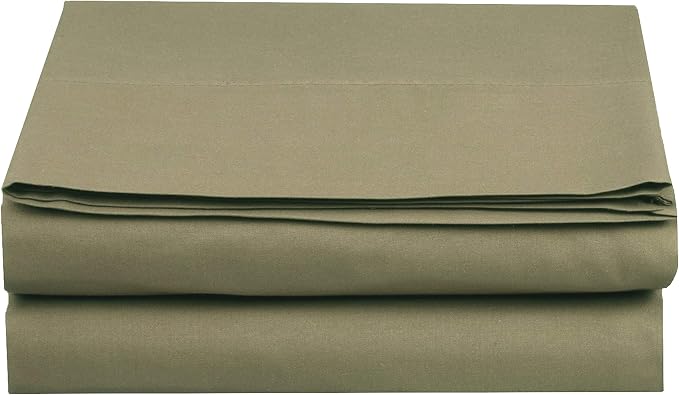 Elegant Comfort Premium Hotel Quality 1-Piece Flat Sheet, Luxury and Softest by ELEGANTCOMFORT