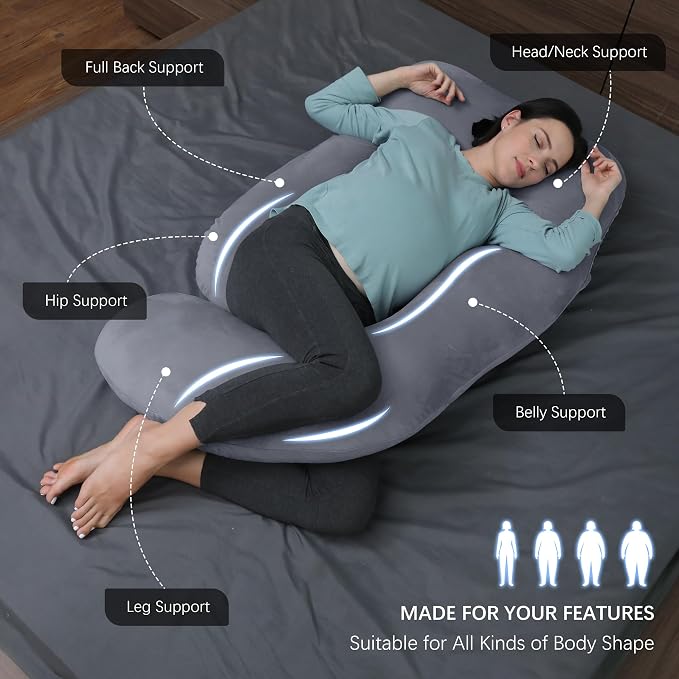 MOON PARK Pregnancy Pillows for Sleeping - Image 2