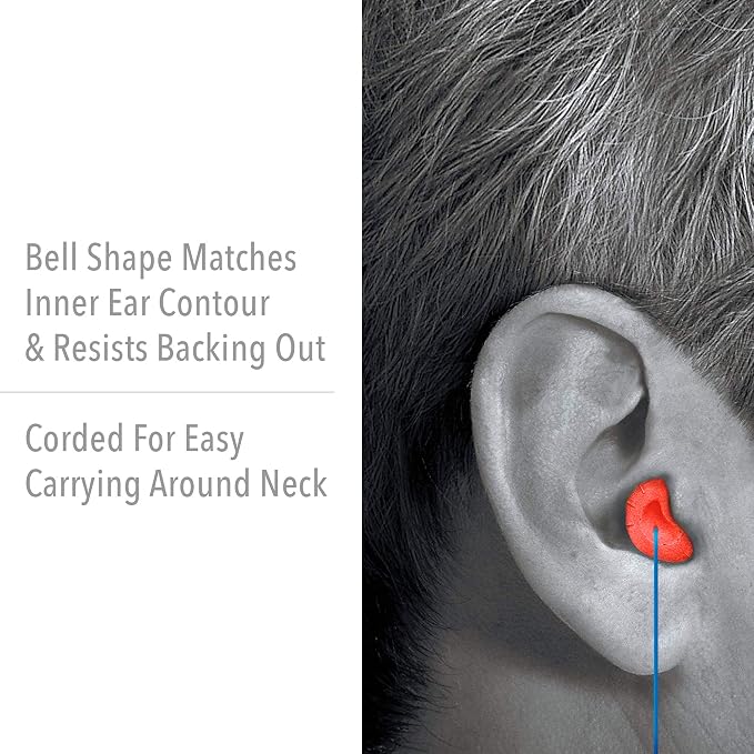 Honeywell Howard Leight by Maximum Corded Disposable Foam Earplugs, 100 Pairs - Image 3