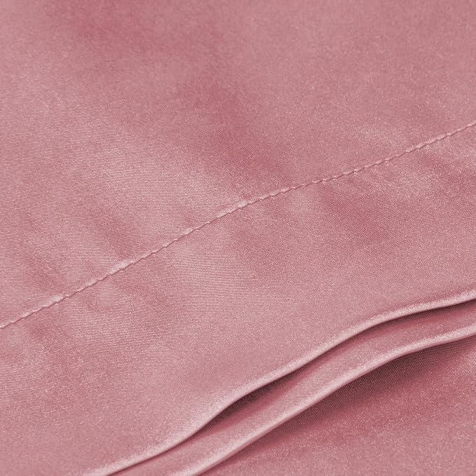 BEDELITE Satin Body Pillow Cover, Super Soft and Cooling Body Pillow Pillowcase - Image 6