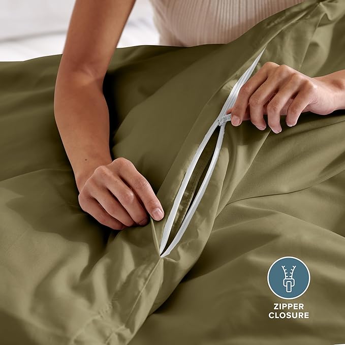 Bare Home Bedding Duvet Cover California King Size - Image 6
