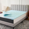 LUCID 2 Inch Gel Memory Foam Mattress Topper, California King size – 5 Zones – by Lucid