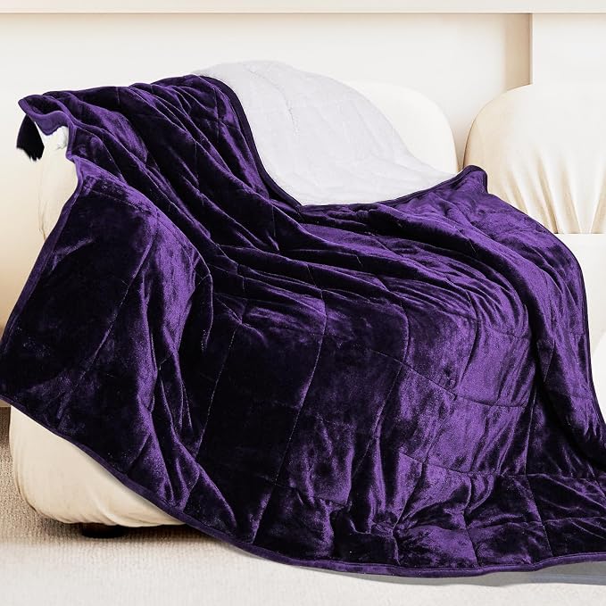 Alomidds Weighted Blanket for Adult Queen Size 20lbs 60 x 80 inches, Weighted by Alomidds