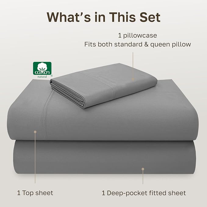 California Design Den Twin XL Sheet Set - Image 4