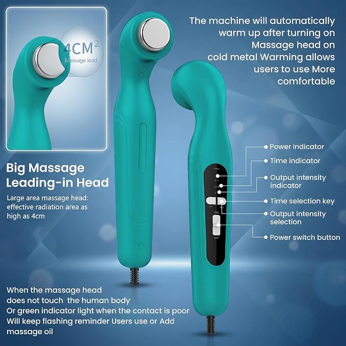 Portable Home Ultrasound Therapy Machine, Rapid Release Therapy Massager Deep - Image 4