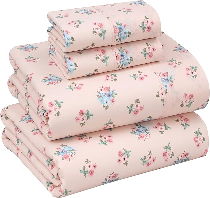 RUVANTI 100% Cotton Sheets – King Size Percale Bedding, Cooling & Breathable by Ruvanti