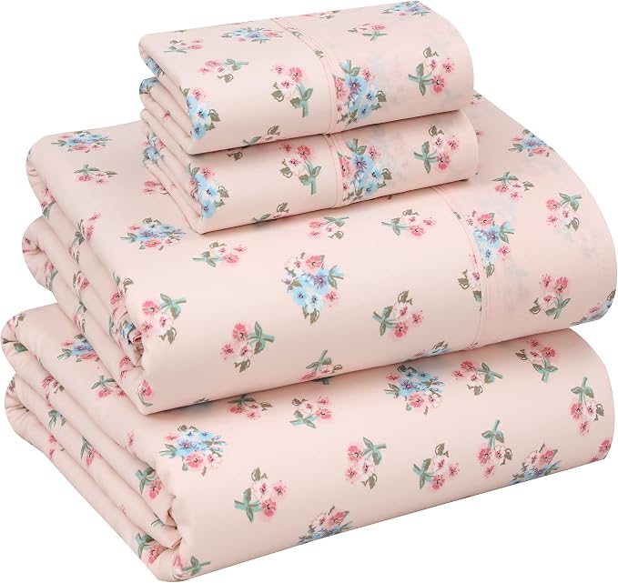 RUVANTI 100% Cotton Sheets – Full Size Percale Bedding, Cooling & Breathable by Ruvanti