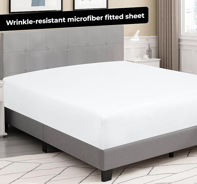 Royale Linens Fitted Sheet Twin XL - Image 8