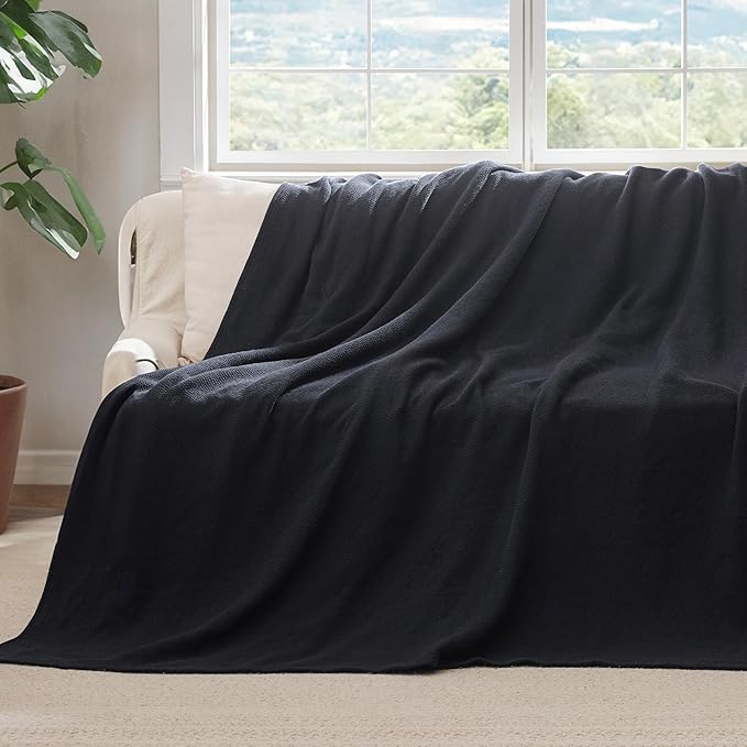 Bedsure GentleSoft 100% Cotton Large Throw Blanket - Image 5