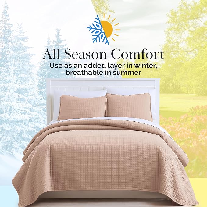 Southshore Fine Living, Inc. Twin Quilt Bedding Set, Stitched Soft Brushed - Image 9