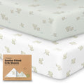 KeaBabies 2-Pack Organic Crib Sheets by KeaBabies