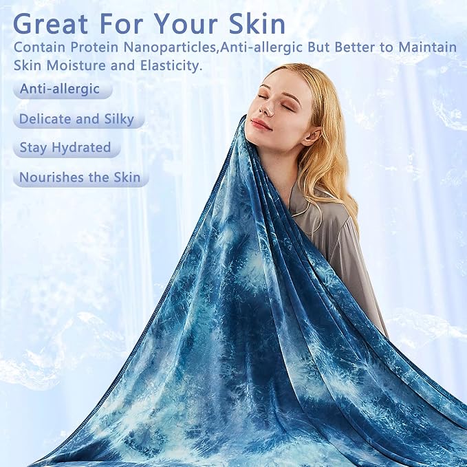 Topcee Cooling Blanket for Hot Sleepers, Absorbs Heat to Keep Body Cool for - Image 2