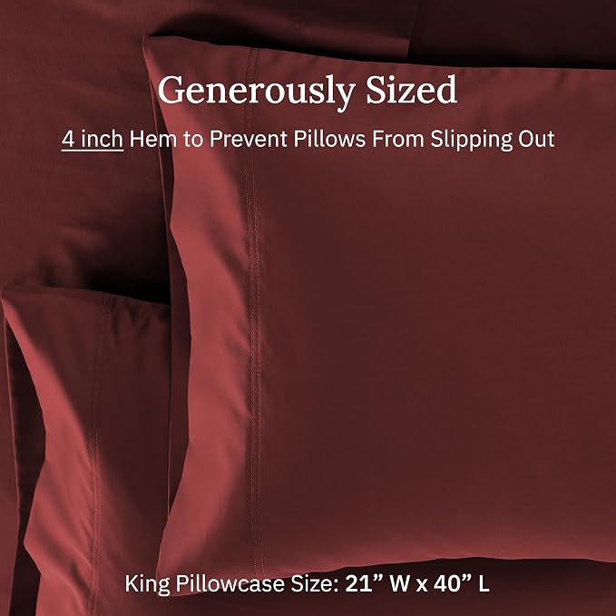 California Design Den King Size Pillow Cases Set of 2 - Image 5