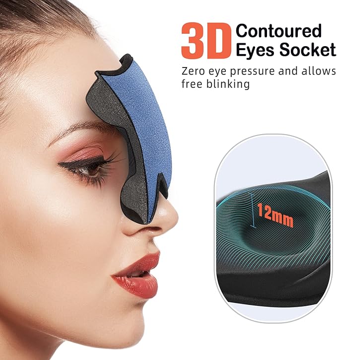LitBear Sleep Masks, Light Blocking Eye Mask Sleeping - Image 4