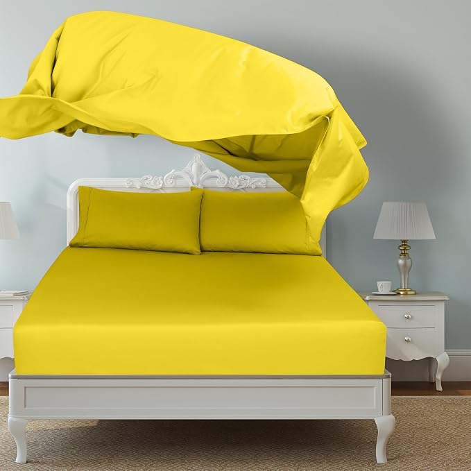 Royale Linens 2 Pack Bulk Flat Sheet Set - Image 2