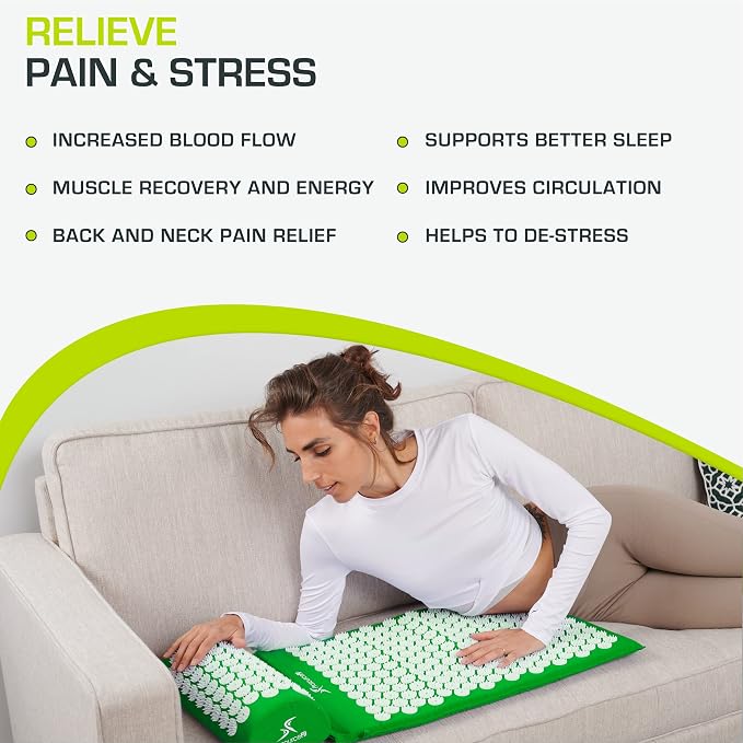 ProsourceFit Acupressure Mat and Pillow Set - Image 4