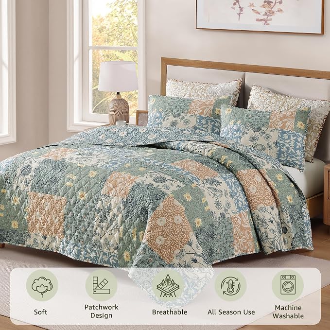 CASAAGUSTO King Size Quilt Set - Image 3