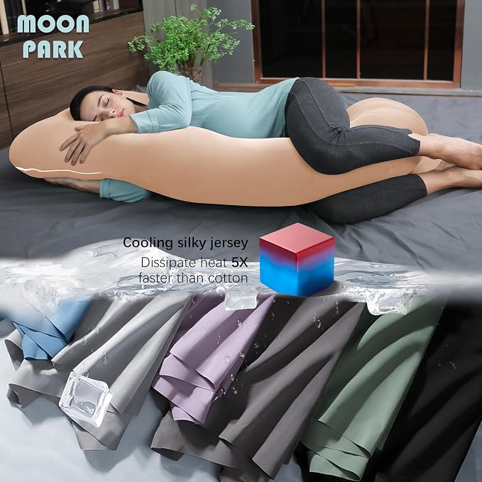 MOON PARK Pregnancy Pillows for Sleeping - Image 3