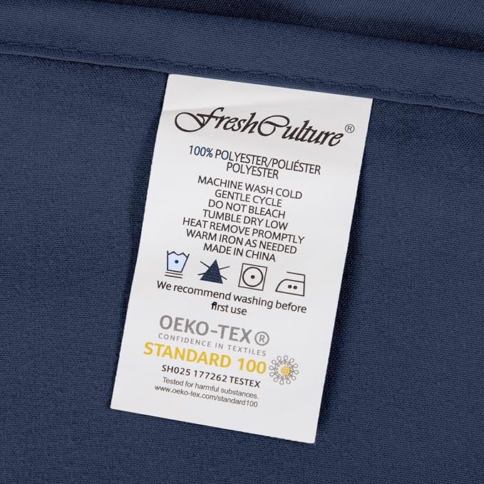 FreshCulture Full Flat Sheets Only 2 Pack - Image 7