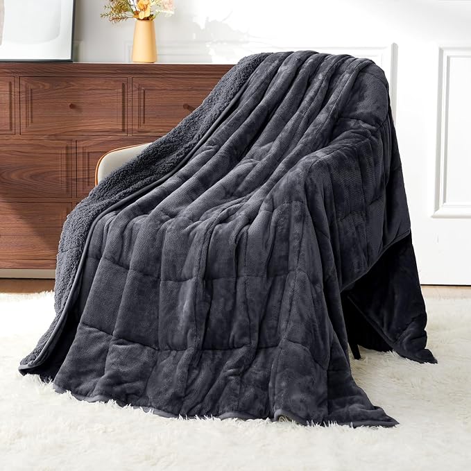 Uttermara Weighted Blankets for Adults Full Size, 12lbs 48x72 inches Blanket by Uttermara