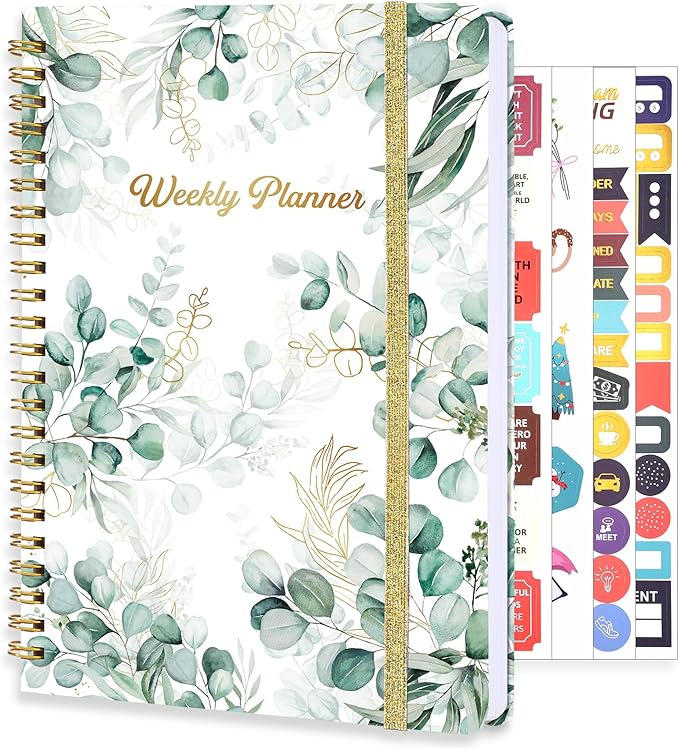 Undated Weekly Planner, A5 Weekly To Do List Notebook by Thboxes
