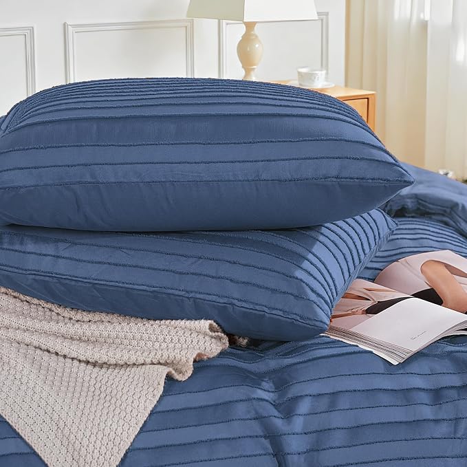 NEXHOME PRO Duvet Cover King, 3 Pieces Boho Tufted Duvet Cover Set, Soft and - Image 6